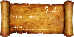 Trinkl Laura névjegykártya